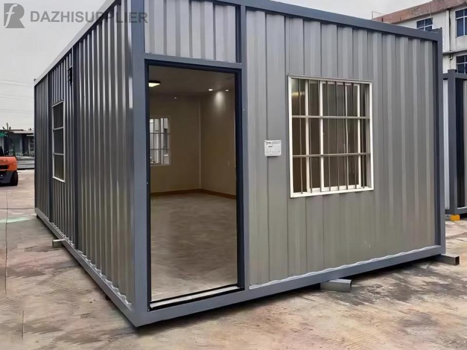 Contemporary Design Mobile Container House Detachable and Easy-to-Assemble Office Flat Roof for Apartment Use