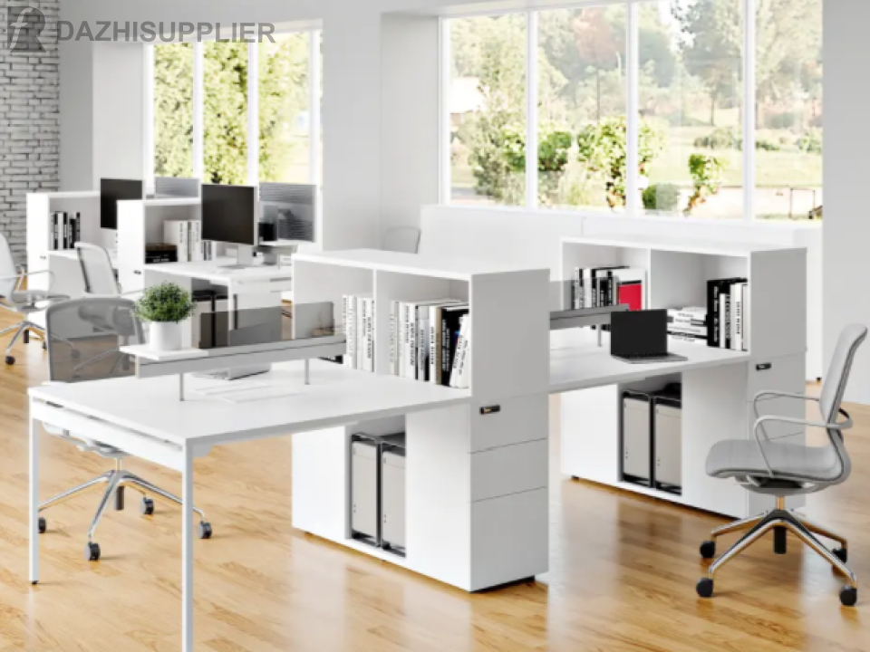 Four person office desk