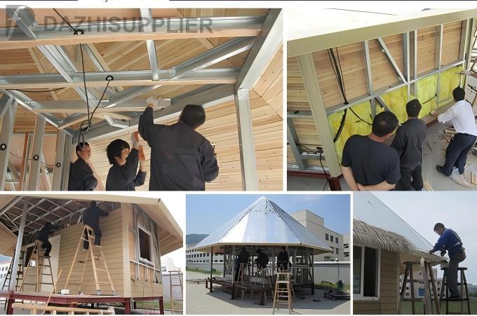 Small Modular Prefabricated Hotel , Overwater Bungalow With Light Steel Frame Custom House With New Design 2.png